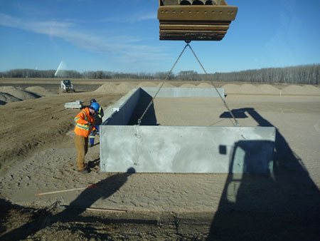 Dyke Wall Tank Farm Installation